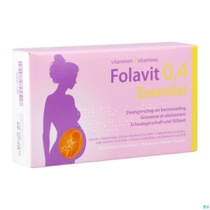 Folavit 0,4mg Essential Comp 30 + Caps 30 Nf