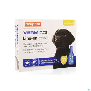 Beaphar Vermicon Line-on Puppy 3x1,5ml