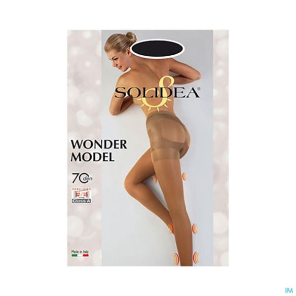 Solidea Wonder Model Maman 70 Sheer Nero 4l