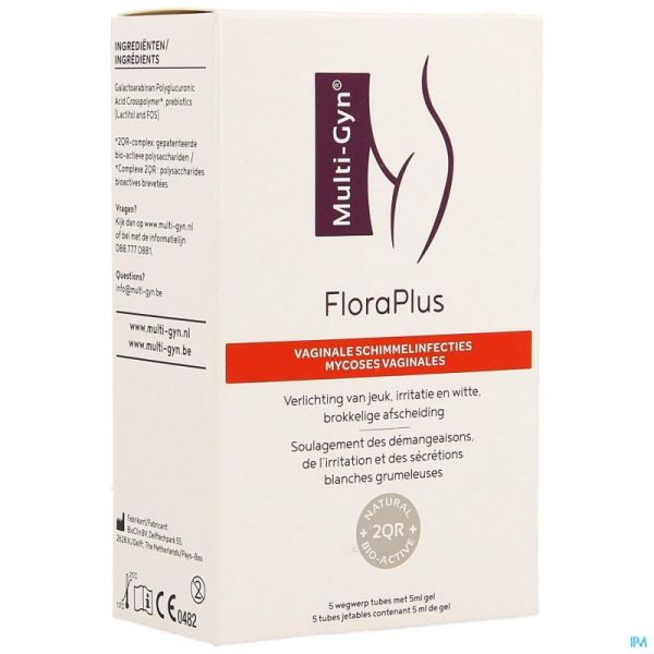 Multi-gyn Flora Plus Gel 5 X 5ml