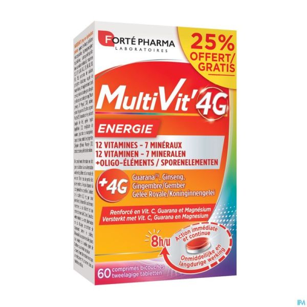 Multivit' 4g Energie Comp 60
